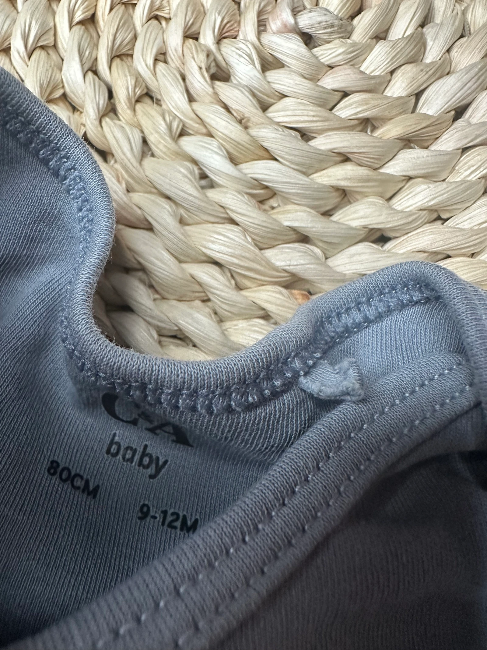 C&A blauwe korte mouwen body 9-12 maanden – photo 5